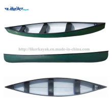 Canoa de pesca canoa canadiense Clásico tres asientos Canoa Kayak